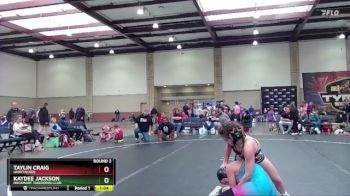 101-105 lbs Round 2 - Kaydee Jackson, Rockmart Takedown Club vs Taylin Craig, Unattached