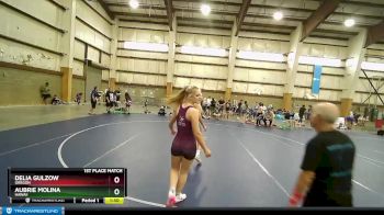 130 lbs 1st Place Match - Delia Gulzow, Oregon vs Aubrie Molina, Hawaii