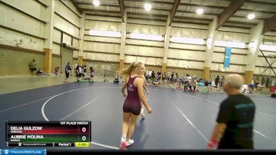 130 lbs 1st Place Match - Delia Gulzow, Oregon vs Aubrie Molina, Hawaii