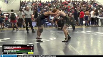 160 lbs 1st Place Match - Jeremiah Johnson, Academy Of Wrestling vs Frederick Ekenberg, Samohi Wrestling