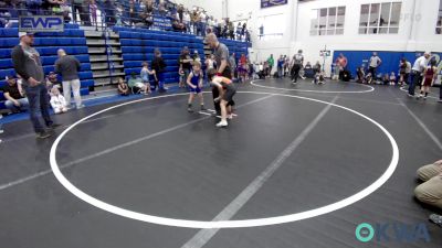 55 lbs Round Of 16 - Kasen Shouse, Cowboy Wrestling Club vs Kade Williams, Little Axe Takedown Club