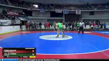 1 lbs Quarterfinal - Chris Bouler, Thomasville HS vs Dylan Harris, Ashville