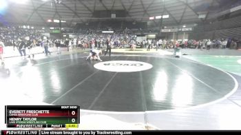 96 lbs Champ. Round 1 - Everett Freschette, Camas Wrestling Club vs Henry Taylor, Lake Stevens Wrestling Club