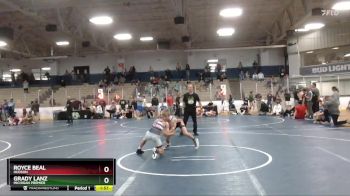 98 lbs Champ. Round 2 - Royce Beal, Hudson vs Grady Lanz, Michigan Premier