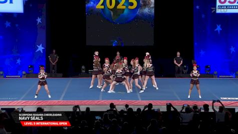 Scorpions Niagara Cheerleading - Navy Seals [2025 L5 International Open Semis] 2025 The Cheerleading Worlds