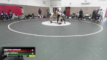 144 lbs Cons. Round 1 - Aydeb Uusitalo, Leland vs Preston Carvalho, Aptos