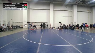 120 lbs 1st Place Match - Taylor Rogers, Nevada vs Kennedy Jeppson, Utah