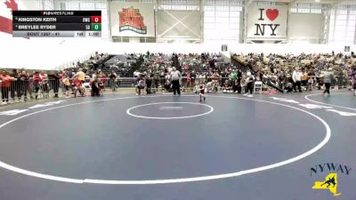 41 lbs Semifinal - Kingston Keith, Olean Wrestling Club vs Breylee Ryder, 518 Grapplers