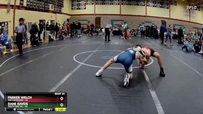 120 lbs Round 5 (10 Team) - Parker Welch, The Compound vs DANE RAVEIS, South Side WC