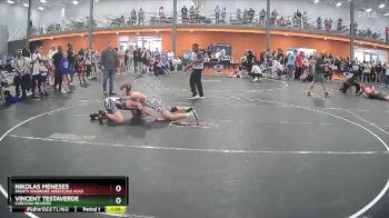150 lbs Round 2 - Nikolas Meneses, Mighty Warriors Wrestling Acad vs Vincent Testaverde, Carolina Reapers