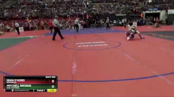 D1-175 lbs Quarterfinal - Mitchell Broskie, Dub. Coffman vs Sean O`Horo, Boardman