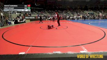40 lbs Semifinal - Rocco Camarena, SoCal Hammers vs Riley Stuart, Daughters Of Zion
