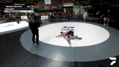Champ. Round 2 - Michael Disa Scott, Golden State Wrestling Club vs John Santy