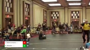 56 lbs Round 5 (6 Team) - Shane Wheeler, Upper Twp Green Hornets vs Jax Wawrzynowicz, MI Pittbulls