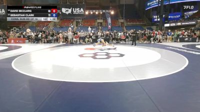 100 lbs Cons. Sub-rd Of 16 - David McClurg, CA vs Sebastian Clark, TX