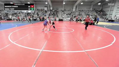 165 lbs Consi Of 16 #2 - Maddox Zuniga, MD vs Emma Yopp, NC