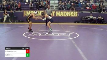 132 lbs Prelims - David Sweeny, Northeast vs Carson Kist, Salesianum