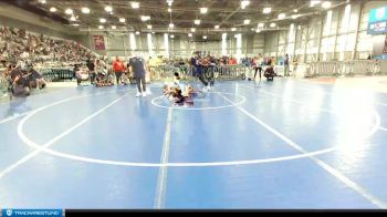 49 lbs Quarterfinal - R. Jae Gonzalez, Washington vs Neala Block, Team Real Life Wrestling