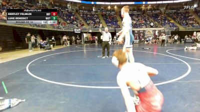 132 lbs Round Of 16 - Bentley Felmlee, Mifflin County vs Luke Benedict, Wattsburg