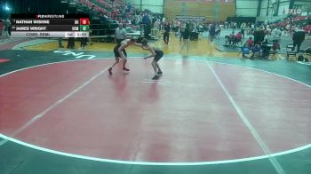 141 lbs Cons. Semi - Nathan Wishne, Drury vs James Wright, Central Missouri