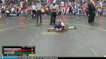 49 lbs Cons. Round 4 - Wilder King, LYWC Jr. Lightning vs Giovanni Oseguera, Gobles Youth Wrestling