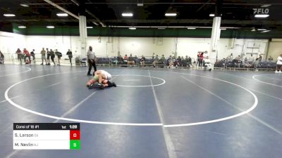 157 lbs Consi Of 16 #1 - Seth Larson, GA vs Max Nevlin, NJ