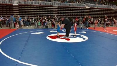 56 lbs Cons. Round 2 - Dawson Kautzsch, Pinedale Pummelers Wrestling Club vs Grayson Gambler, Riverton USA Wrestling