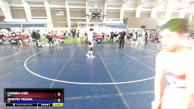 150 lbs Cons. Semi - Camren Chee, MT vs Dimetry Molina, CA