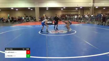 113 lbs Consolation - Elijah Johnson, Effingham County Wrestling Club vs Jordan Penick, Missouri