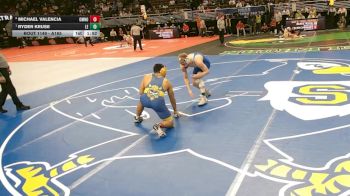 Quarterfinal - Ryder Kruse, Lincoln East vs Michael Valencia, Omaha North