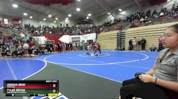 132 lbs Champ. Round 2 - Tyler Bryan, Woodford Co Middle vs Joshua Gray, Portage