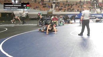128-D1 Champ. Round 1 - Manuel Granillo, Desert View High School vs Alexander Bermudez, Desert Ridge High School