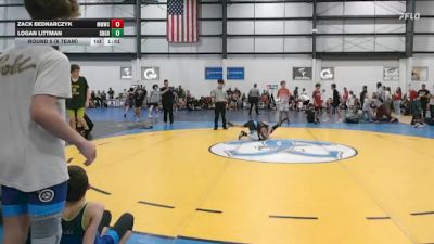 80 lbs Round 5 (6 Team) - Zack Bednarczyk, MIDLOTHIAN MINERS WRESTLING CLUB vs Logan Littman, GREAT NECK WRESTLING CLUB GREEN