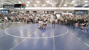 157 lbs Cons. Round 6 - Hayden Taylor, Syracuse vs Cesar Hernandez, Hillcrest CA