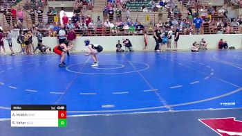 95 lbs Round Of 16 - Alexis Miletic, Georgia vs Sarah Vehar, Sequoyah Youth Wrestling Club