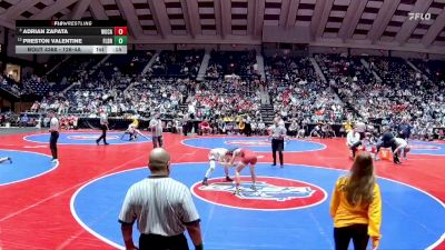 126-4A 3rd Place Match - Preston Valentine, Flowery Branch vs Adrian Zapata, Woodland, Cartersville