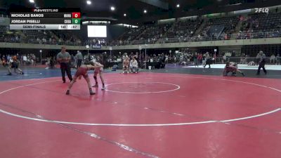 110 lbs Semifinal - Nicholas Banos, Manahawkin vs Jordan Piselli, Cogan Station