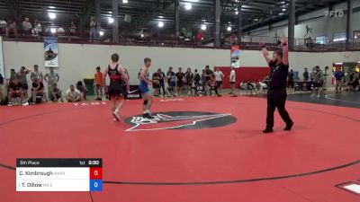 67 kg 5th Place - Conner Kimbrough, Warrior Regional Training Center vs Trey Dillow, MO Central WC