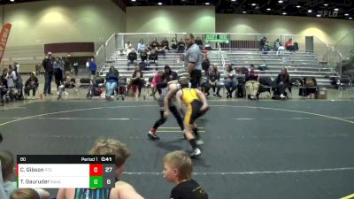 60 lbs Round 2 (6 Team) - Camden Gibson, #papatoddstrong vs Tyler Gauruder, Michigan Matcats