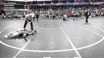 49 lbs Consi Of 8 #2 - Uriah Moore, Harrison Youth Wrestling vs Ryker Pigsley, The Best Wrestler