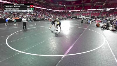 285 lbs Champ. Rd Of 16 - Dante Williams, Kenosha St Joseph vs Mitchell Boeder, Kewaunee