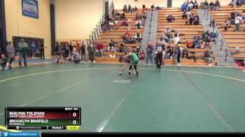 80 lbs 1st Place Match - Brooklyn Binsfeld, Paynesville vs Rhilynn Tolzman, Summit Wrestling Academy