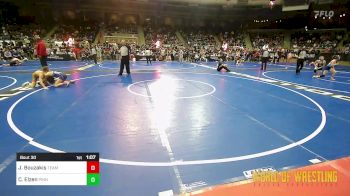 83 lbs Round Of 32 - Jaclyn Bouzakis, Team Greco vs Cade Elzen, PINnacle