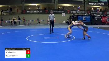 85 lbs Quarterfinal - Alli Taber, Shawnee Takedown Club vs Reese Anderson, South Central Punishers