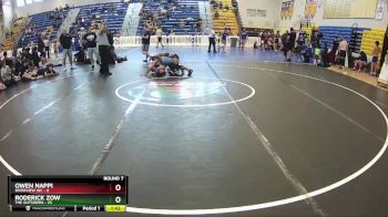 150 lbs Round 7 (8 Team) - Roderick Zow, The Outsiders vs OWEN NAPPI, Riverview WC