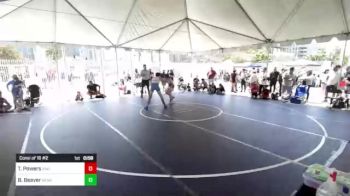 157 lbs Consi Of 16 #2 - Taylor Powers, Xavier College Prep vs Brandon Beaver, Venom WC