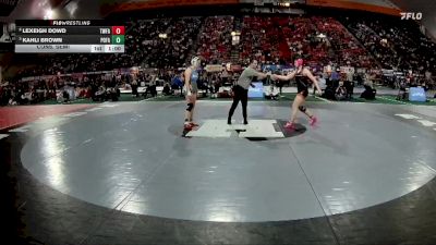 G 132 lbs Cons. Semi - Lexeigh Dowd, Twin Falls vs Kahli Brown, Post Falls