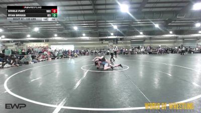 135 lbs Consi Of 32 #2 - Steele Fury, Wichita Wrestling Club vs Ryan Briggs, New England Gold