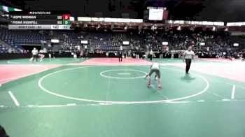 90 lbs 5th Place Match - Fiona Highfill, OCGA vs Hope Widman, OAK3