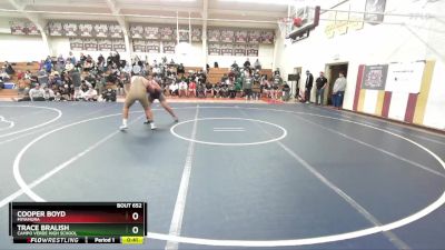 215 lbs Cons. Round 3 - Cooper Boyd, Miyamura vs Trace Bralish, Campo Verde High School